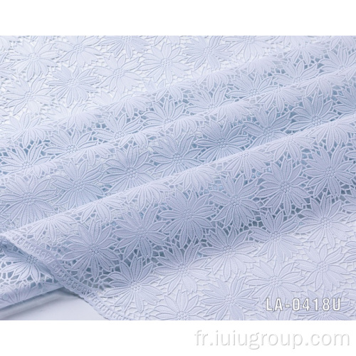 Nappe en dentelle blanche personnalisée en PVC